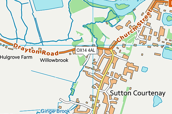 OX14 4AL map - OS VectorMap District (Ordnance Survey) OX14 4AL map - OS VectorMap District (Ordnance Survey)