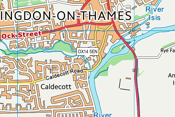 OX14 5EN map - OS VectorMap District (Ordnance Survey) OX14 5EN map - OS VectorMap District (Ordnance Survey)