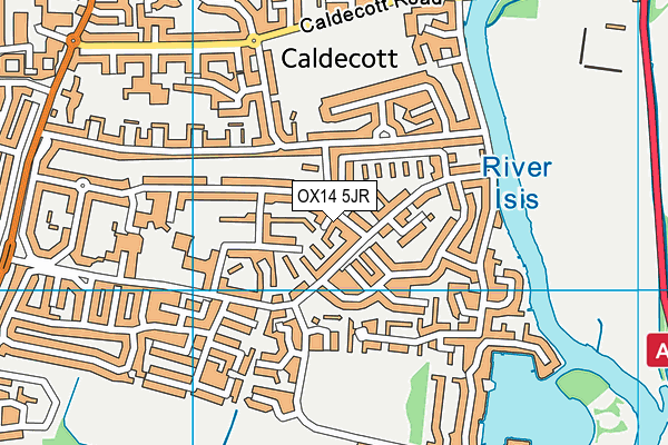 OX14 5JR map - OS VectorMap District (Ordnance Survey) OX14 5JR map - OS VectorMap District (Ordnance Survey)
