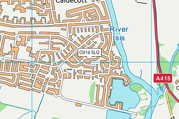 OX14 5LQ map - OS VectorMap District (Ordnance Survey) OX14 5LQ map - OS VectorMap District (Ordnance Survey)