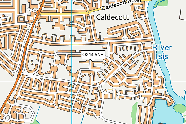 OX14 5NH map - OS VectorMap District (Ordnance Survey) OX14 5NH map - OS VectorMap District (Ordnance Survey)