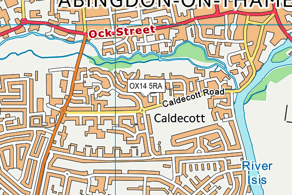 OX14 5RA map - OS VectorMap District (Ordnance Survey) OX14 5RA map - OS VectorMap District (Ordnance Survey)
