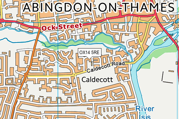 OX14 5RE map - OS VectorMap District (Ordnance Survey) OX14 5RE map - OS VectorMap District (Ordnance Survey)