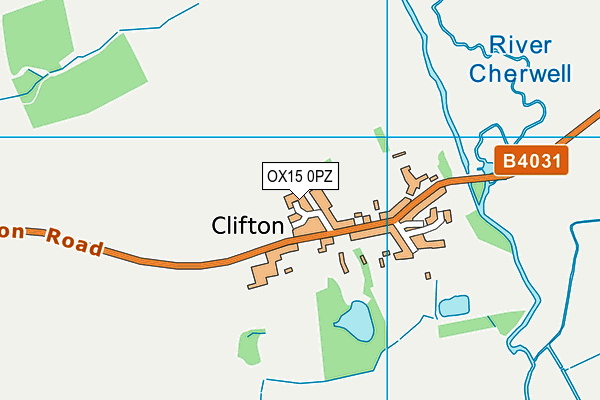 OX15 0PZ map - OS VectorMap District (Ordnance Survey) OX15 0PZ map - OS VectorMap District (Ordnance Survey)