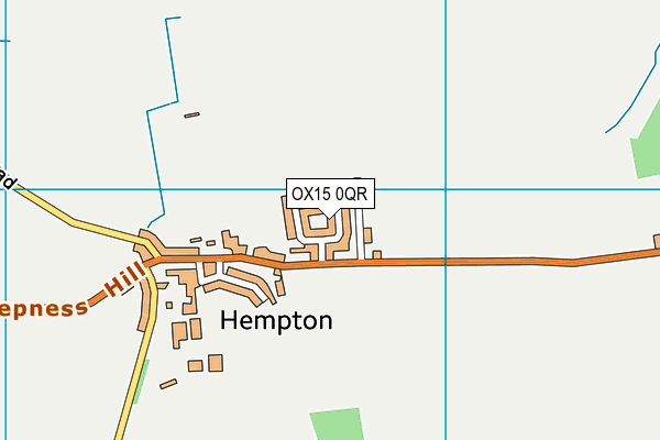 OX15 0QR map - OS VectorMap District (Ordnance Survey)