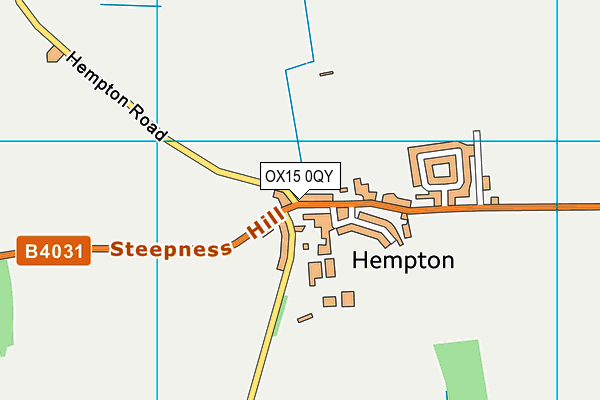 OX15 0QY map - OS VectorMap District (Ordnance Survey) OX15 0QY map - OS VectorMap District (Ordnance Survey)