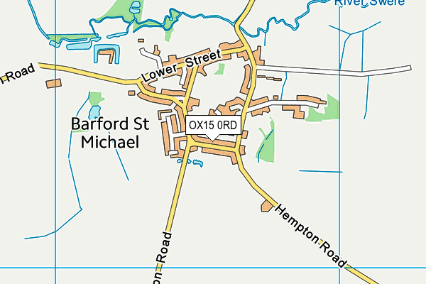 OX15 0RD map - OS VectorMap District (Ordnance Survey) OX15 0RD map - OS VectorMap District (Ordnance Survey)