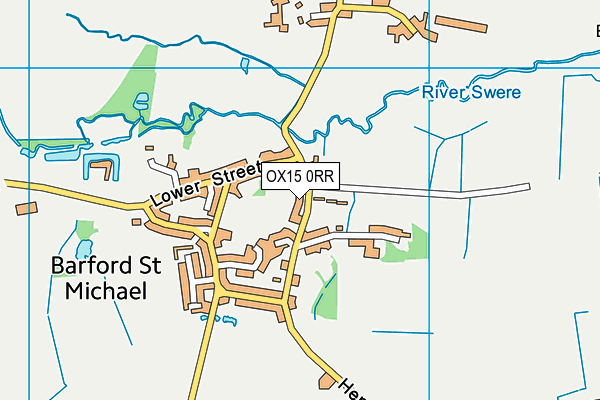OX15 0RR map - OS VectorMap District (Ordnance Survey) OX15 0RR map - OS VectorMap District (Ordnance Survey)