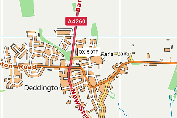OX15 0TF map - OS VectorMap District (Ordnance Survey) OX15 0TF map - OS VectorMap District (Ordnance Survey)