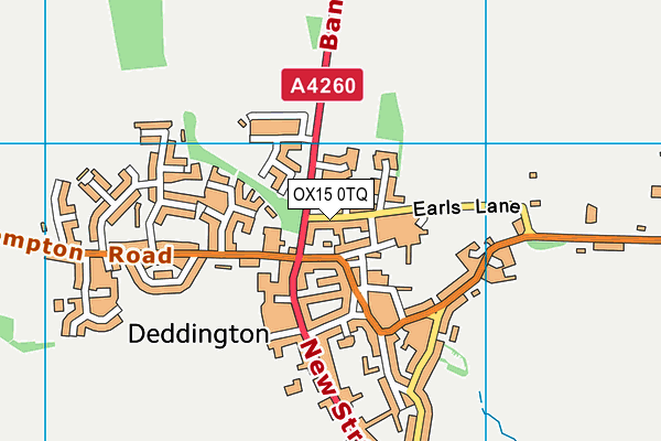 OX15 0TQ map - OS VectorMap District (Ordnance Survey) OX15 0TQ map - OS VectorMap District (Ordnance Survey)