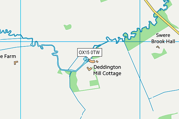 OX15 0TW map - OS VectorMap District (Ordnance Survey) OX15 0TW map - OS VectorMap District (Ordnance Survey)