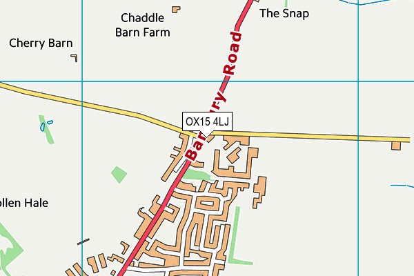 OX15 4LJ map - OS VectorMap District (Ordnance Survey)