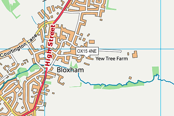 OX15 4NE map - OS VectorMap District (Ordnance Survey)