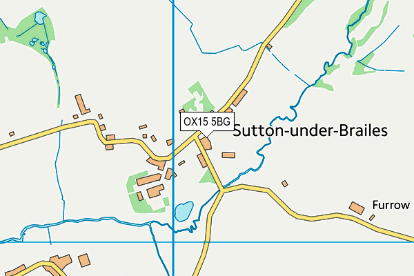 OX15 5BG map - OS VectorMap District (Ordnance Survey) OX15 5BG map - OS VectorMap District (Ordnance Survey)