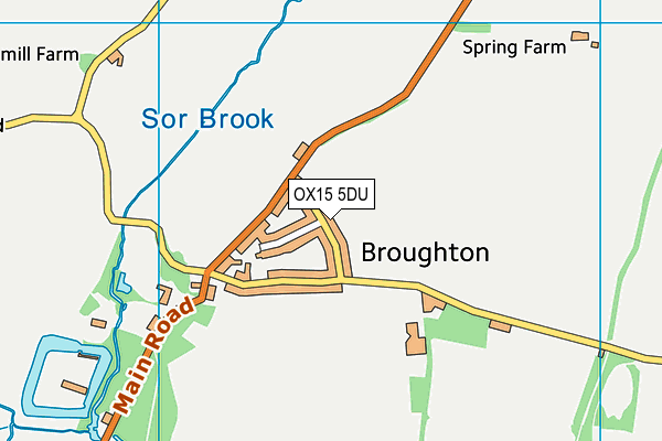 OX15 5DU map - OS VectorMap District (Ordnance Survey) OX15 5DU map - OS VectorMap District (Ordnance Survey)