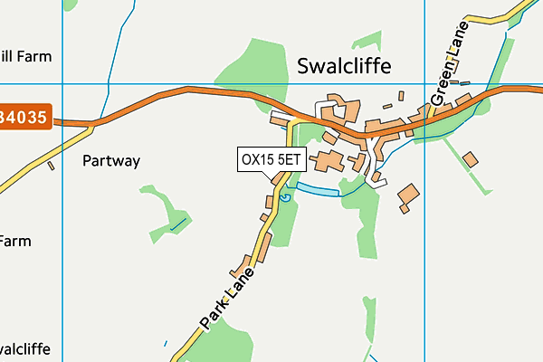OX15 5ET map - OS VectorMap District (Ordnance Survey) OX15 5ET map - OS VectorMap District (Ordnance Survey)