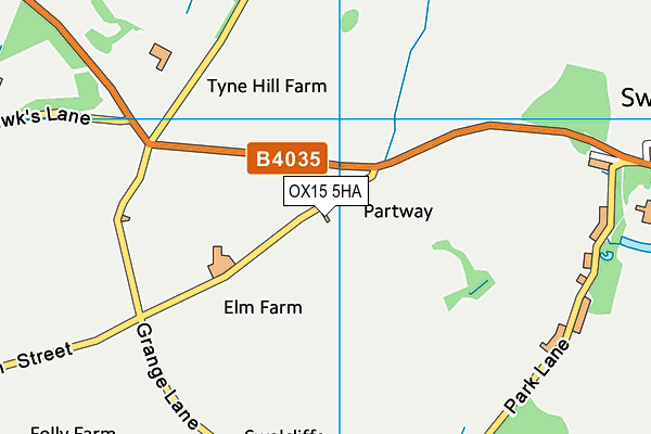 OX15 5HA map - OS VectorMap District (Ordnance Survey) OX15 5HA map - OS VectorMap District (Ordnance Survey)