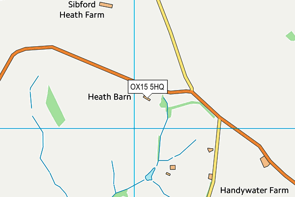 OX15 5HQ map - OS VectorMap District (Ordnance Survey)