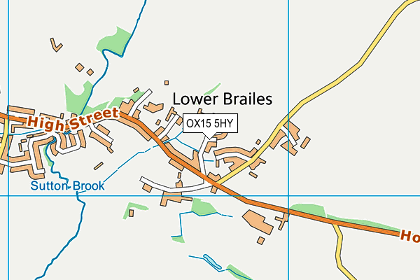 OX15 5HY map - OS VectorMap District (Ordnance Survey) OX15 5HY map - OS VectorMap District (Ordnance Survey)