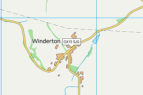 OX15 5JG map - OS VectorMap District (Ordnance Survey)