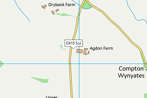 OX15 5JJ map - OS VectorMap District (Ordnance Survey) OX15 5JJ map - OS VectorMap District (Ordnance Survey)