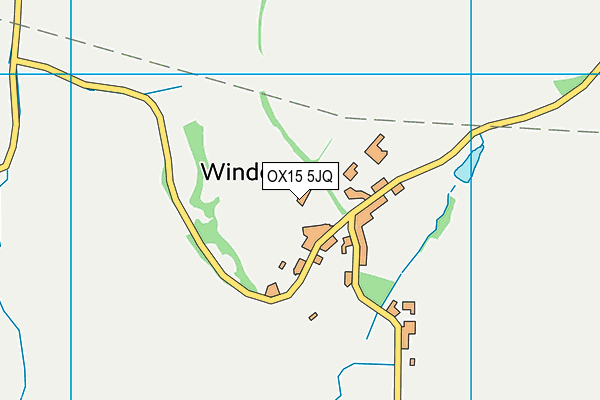 OX15 5JQ map - OS VectorMap District (Ordnance Survey) OX15 5JQ map - OS VectorMap District (Ordnance Survey)