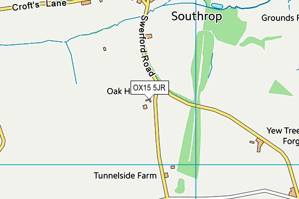 OX15 5JR map - OS VectorMap District (Ordnance Survey) OX15 5JR map - OS VectorMap District (Ordnance Survey)