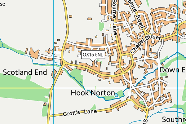 OX15 5NL map - OS VectorMap District (Ordnance Survey) OX15 5NL map - OS VectorMap District (Ordnance Survey)