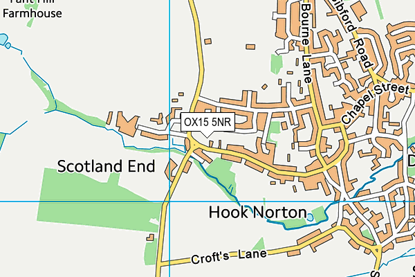 OX15 5NR map - OS VectorMap District (Ordnance Survey) OX15 5NR map - OS VectorMap District (Ordnance Survey)