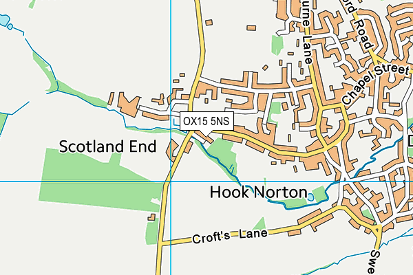 OX15 5NS map - OS VectorMap District (Ordnance Survey)