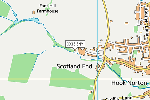 OX15 5NY map - OS VectorMap District (Ordnance Survey) OX15 5NY map - OS VectorMap District (Ordnance Survey)