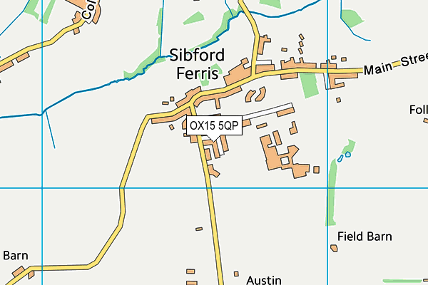 OX15 5QP map - OS VectorMap District (Ordnance Survey) OX15 5QP map - OS VectorMap District (Ordnance Survey)