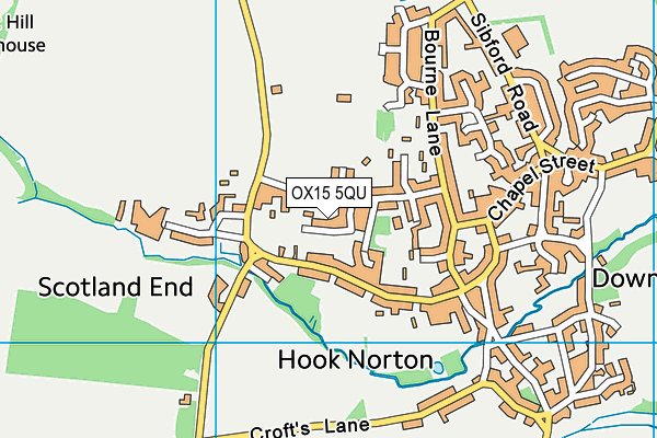 OX15 5QU map - OS VectorMap District (Ordnance Survey) OX15 5QU map - OS VectorMap District (Ordnance Survey)