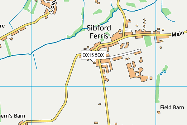 OX15 5QX map - OS VectorMap District (Ordnance Survey) OX15 5QX map - OS VectorMap District (Ordnance Survey)