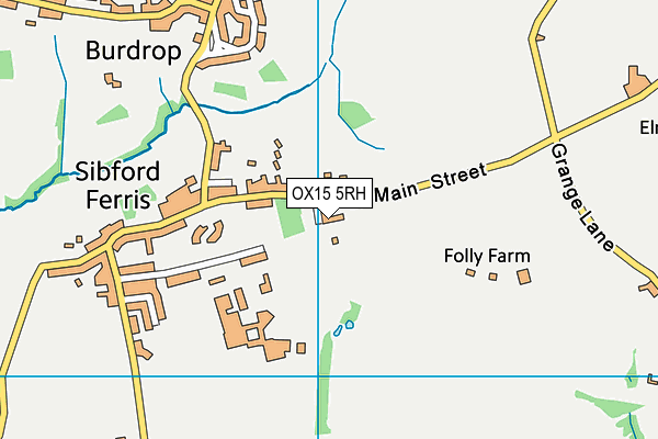 OX15 5RH map - OS VectorMap District (Ordnance Survey) OX15 5RH map - OS VectorMap District (Ordnance Survey)