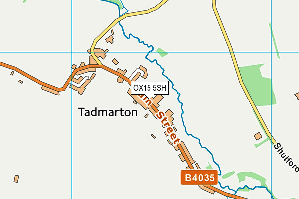 OX15 5SH map - OS VectorMap District (Ordnance Survey) OX15 5SH map - OS VectorMap District (Ordnance Survey)