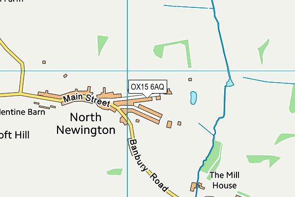 OX15 6AQ map - OS VectorMap District (Ordnance Survey)
