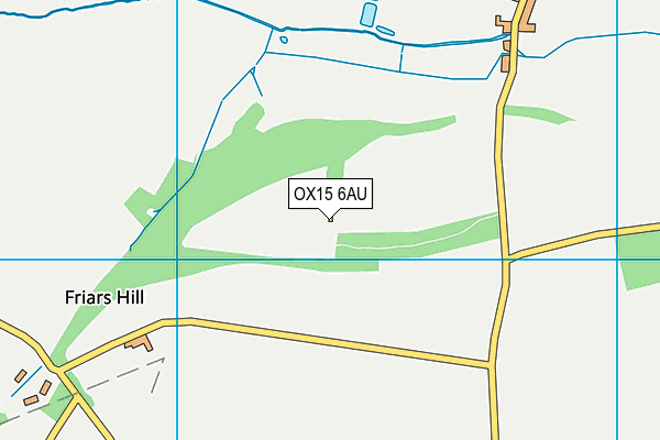 OX15 6AU map - OS VectorMap District (Ordnance Survey) OX15 6AU map - OS VectorMap District (Ordnance Survey)