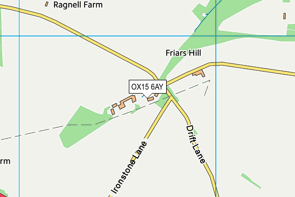 OX15 6AY map - OS VectorMap District (Ordnance Survey) OX15 6AY map - OS VectorMap District (Ordnance Survey)