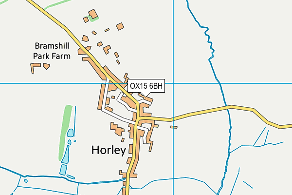OX15 6BH map - OS VectorMap District (Ordnance Survey)