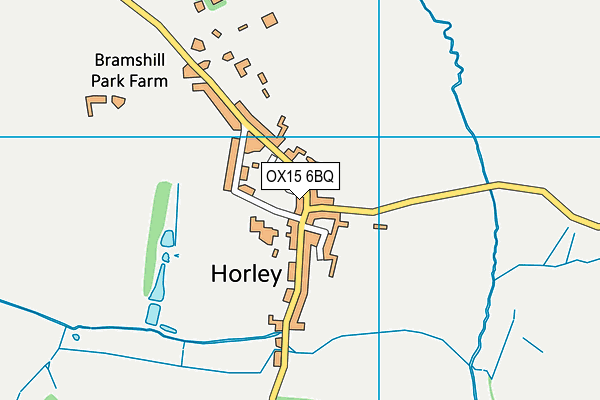 OX15 6BQ map - OS VectorMap District (Ordnance Survey) OX15 6BQ map - OS VectorMap District (Ordnance Survey)