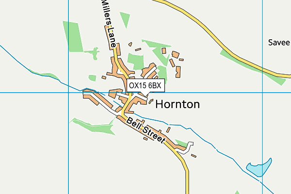OX15 6BX map - OS VectorMap District (Ordnance Survey)