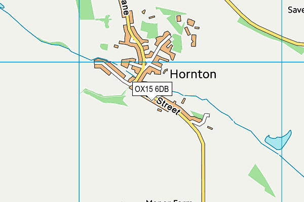 OX15 6DB map - OS VectorMap District (Ordnance Survey) OX15 6DB map - OS VectorMap District (Ordnance Survey)