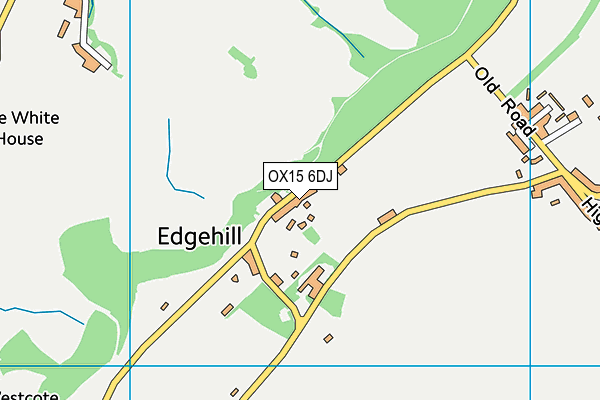 OX15 6DJ map - OS VectorMap District (Ordnance Survey) OX15 6DJ map - OS VectorMap District (Ordnance Survey)