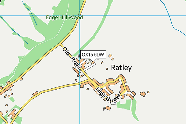 OX15 6DW map - OS VectorMap District (Ordnance Survey) OX15 6DW map - OS VectorMap District (Ordnance Survey)