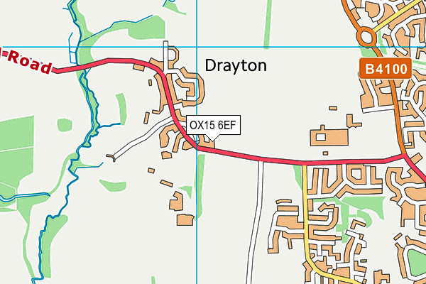 OX15 6EF map - OS VectorMap District (Ordnance Survey) OX15 6EF map - OS VectorMap District (Ordnance Survey)