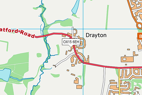OX15 6EH map - OS VectorMap District (Ordnance Survey)