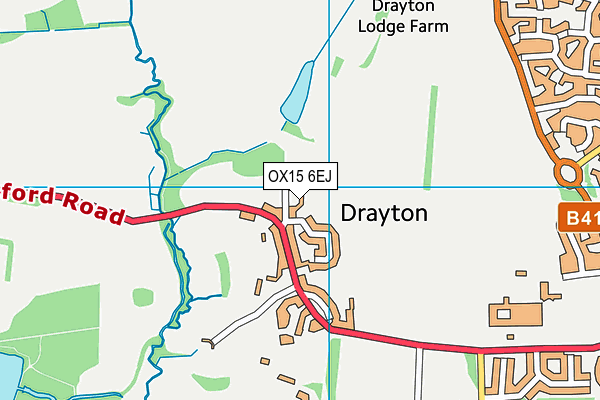 OX15 6EJ map - OS VectorMap District (Ordnance Survey)