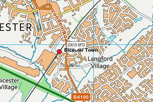 OX15 6FD map - OS VectorMap District (Ordnance Survey) OX15 6FD map - OS VectorMap District (Ordnance Survey)