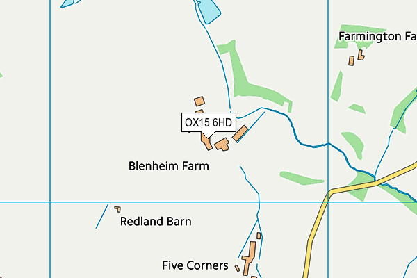 OX15 6HD map - OS VectorMap District (Ordnance Survey) OX15 6HD map - OS VectorMap District (Ordnance Survey)